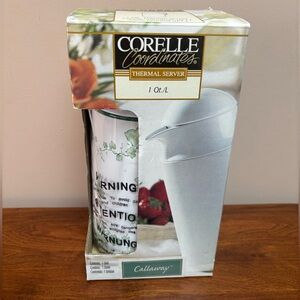 New in Box Corelle Coordinates Callaway Thermal Server.